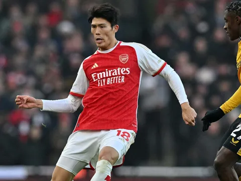 Arsenal quyết định gây choáng với Tomiyasu