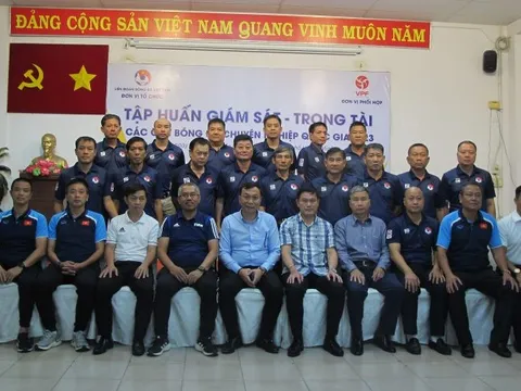 Trọng tài Việt Nam thi sát hạch trước V-League 2023