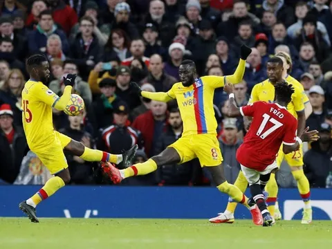 TRỰC TIẾP Man Utd 1-0 Crystal Palace (KT): Fred lên tiếng