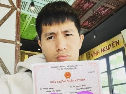 Đình Trọng kết hôn