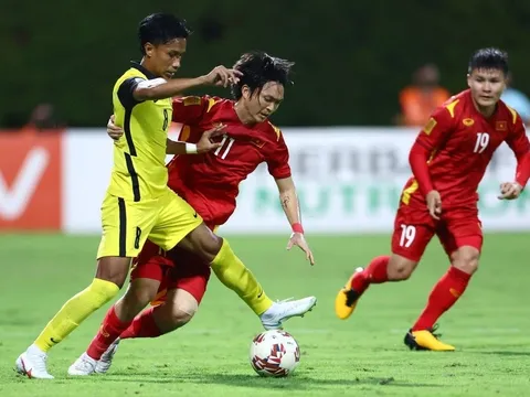 Tuấn Anh hay nhất trận tuyển Việt Nam thắng Malaysia