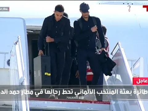 Tuyển Đức đã đặt chân đến Qatar