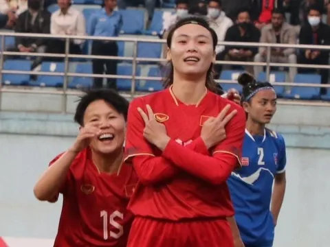 Tuyển nữ Việt Nam thắng Nepal 7-1 ở vòng loại Olympic Paris 2024
