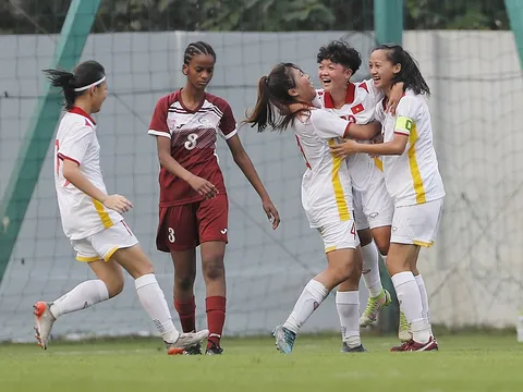 U17 nữ Việt Nam đại thắng ngày ra quân giải châu Á