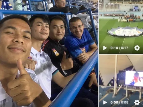 U22 Lào đi xem Ronaldo thi đấu