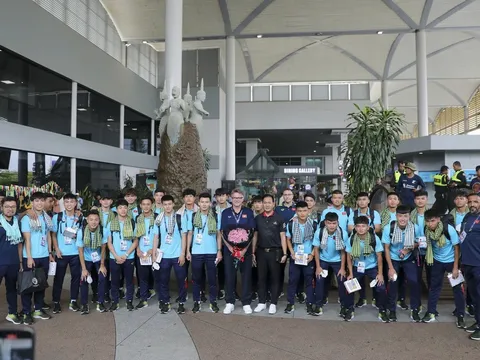 U22 Việt Nam đã đến Campuchia