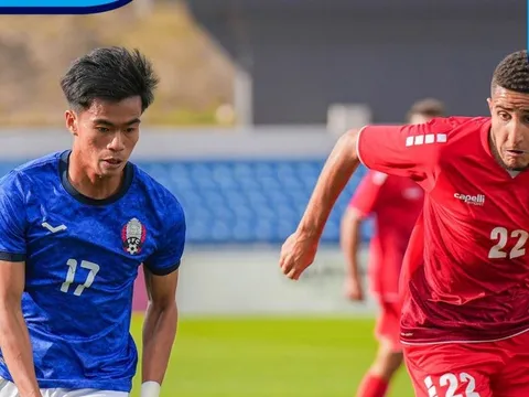 U23 Campuchia gây sốc ở vòng loại U23 châu Á