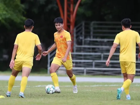 U23 Việt Nam tập kín, sẵn sàng quyết đấu U23 Indonesia