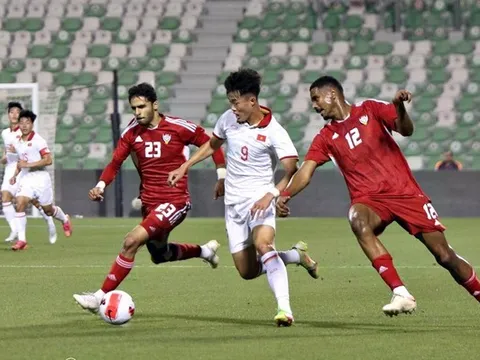 Thi đấu nỗ lực, U23 Việt Nam vẫn nhận thất bại trước U23 UAE