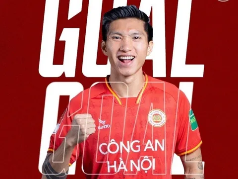 Văn Hậu giúp CAHN lội ngược dòng trước Khánh Hòa