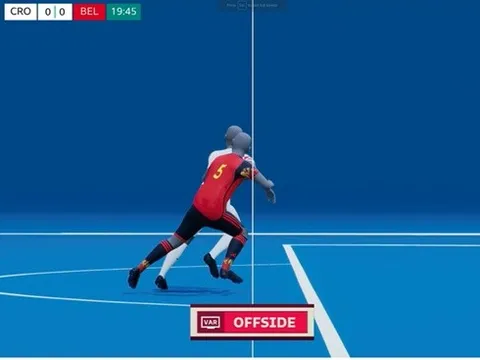 Đồ họa VAR điên rồ ra sao ở tình huống Croatia mất penalty?
