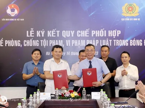 VFF và Cục Cảnh sát hình sự phối hợp phòng chống tội phạm bóng đá