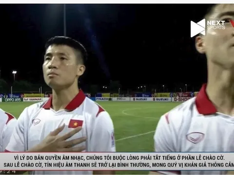 Vì sao không thể nghe Quốc ca Việt Nam tại AFF Cup qua YouTube?