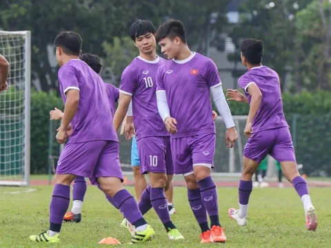 Tuyển Việt Nam sẵn sàng cho trận gặp Campuchia
