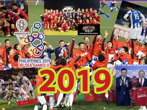 Vỡ oà với 10 sự kiện nổi bật của bóng đá Việt Nam trong năm 2019