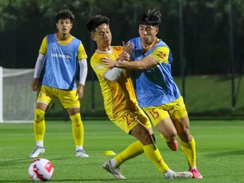 U23 Việt Nam tập lúc 2h sáng, sẵn sàng đấu Iraq