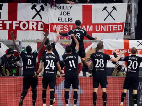 West Ham vào chơi trận chung kết ở châu Âu lần đầu sau 47 năm