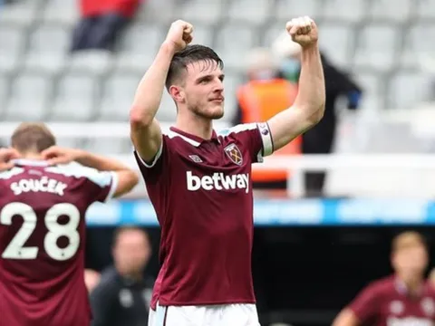 West Ham xác định kế hoạch rõ ràng cho Declan Rice