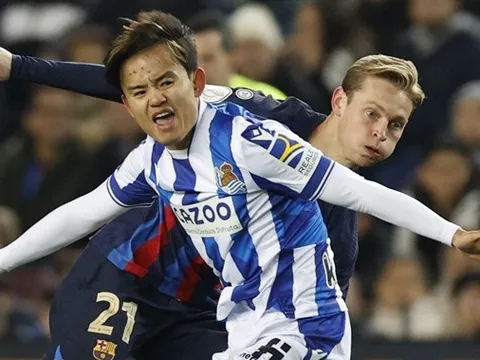 Kubo cùng đồng đội thăng hoa tại La Liga