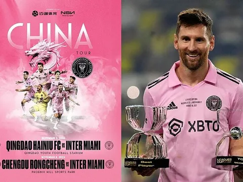 Messi cập bến Trung Quốc vào tháng 11