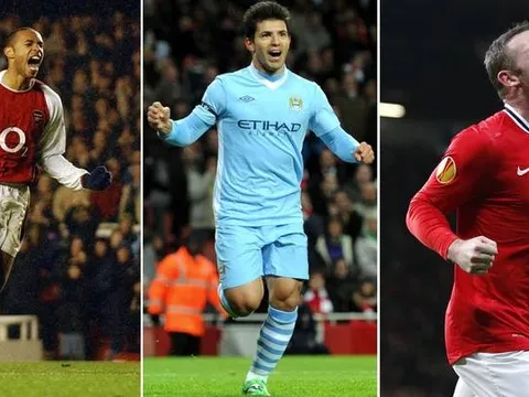 Xếp hạng 10 tiền đạo xuất sắc nhất Premier League: Rooney sau 3 người