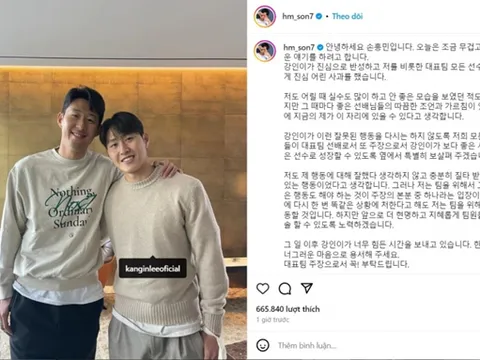 Son Heung-min lên tiếng, tha thứ cho đàn em sau khi bị đấm