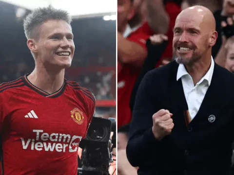 Lập cú đúp, McTominay tiết lộ chỉ đạo của Ten Hag