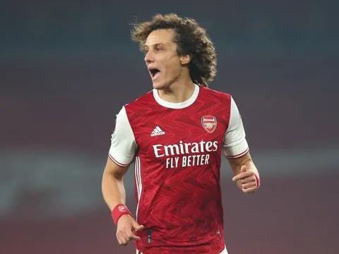 Nhìn David Luiz thi đấu, 'viên ngọc quý' khó lòng được trọng dụng ở Arsenal