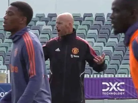 6 điều rút ra từ buổi tập mới nhất của Man Utd: Ten Hag nổi điên; Maguire vượt 'sóng dữ'