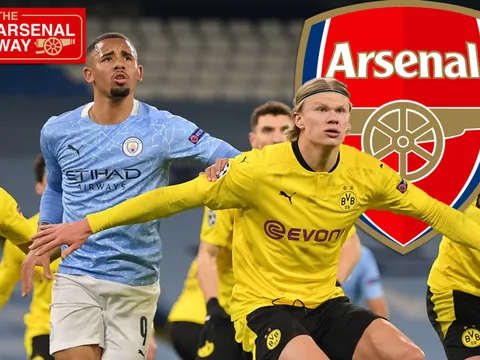 Nhờ Haaland, Arteta hoàn thiện đội hình Arsenal với số 9 chất lượng từ Man City