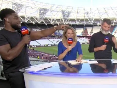 Roy Keane choáng váng khi bị nhắc về cha Haaland trên sóng trực tiếp