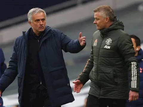 Mourinho: "Tôi mừng vì Solskjaer không phải là bố của Son"