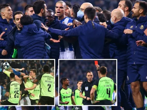 Bị đá vào đầu, đồ tể Pepe nổi máu anh hùng, tả xung hữu đột