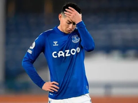 Everton muốn bán, James Rodriguez có bến đỗ khó ngờ