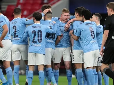 10 thống kê Man City 2-0 Gladbach: M.U sắp "rớt đài"; Phil Foden quá bá đạo