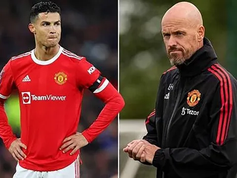 Ten Hag tiết lộ thái độ trên sân tập của Ronaldo