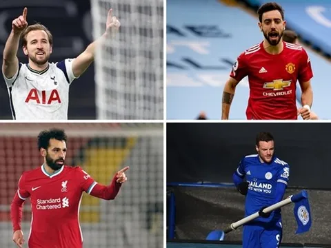 10 "cây săn bàn" hàng đầu tại Premier League 2020-21: Salah, Bruno ở đâu?