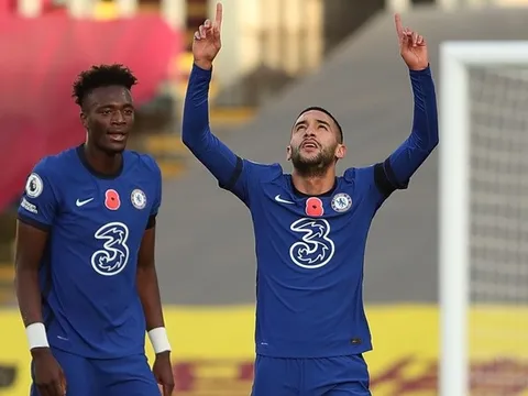 10 con số đặc biệt sau vòng 7 EPL: 'Thần tài' Liverpool; Ziyech bùng nổ