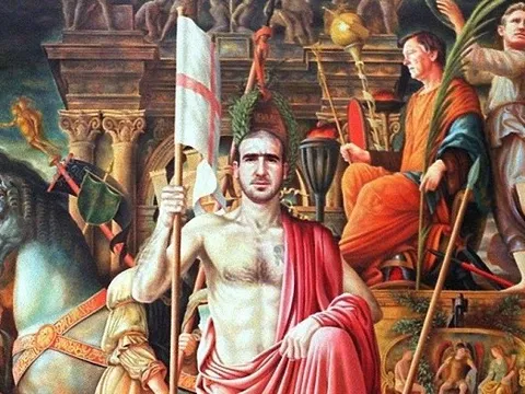 10 hình ảnh mang tính biểu tượng của Eric Cantona với Man Utd