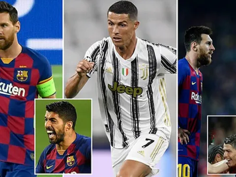 10 ngôi sao từng là đồng đội của Ronaldo lẫn Messi