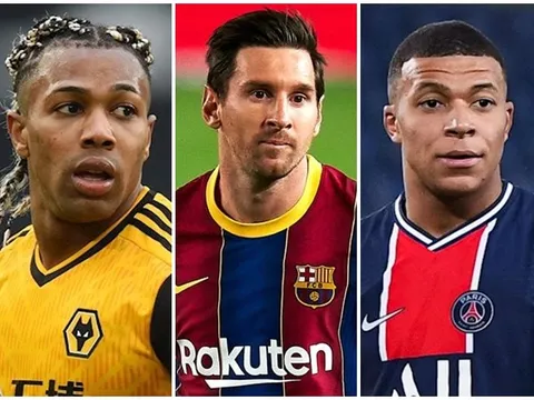 10 sao qua người đỉnh nhất châu Âu: Messi, Mbappe và 6 'cơn gió lạ'