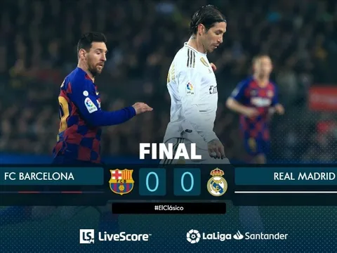 10 thống kê El Clasico: 17 năm, 2 kỷ lục cho Real và mưa thẻ càn quét