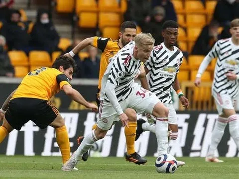 10 thống kê Wolves 1-2 Man Utd: Bruno Fernandes lập 2 cột mốc; "Sao mai" ghi dấu ấn