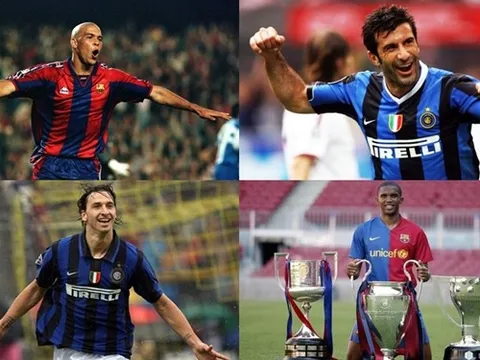 14 cầu thủ từng khoác áo Barca và Inter (Phần 1): Quá nhiều "sát thủ"