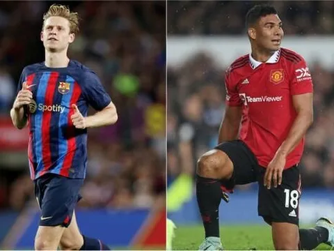 M.U âm mưu tái diễn thương vụ tương tự Casemiro - De Jong
