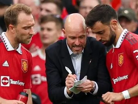 Danny Murphy: Ten Hag phải lựa chọn giữa Bruno và Eriksen