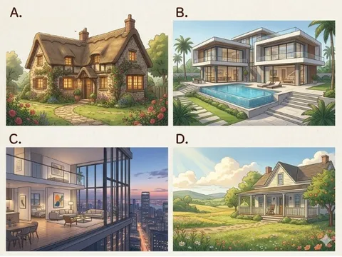 Trắc nghiệm tâm lý: Ngôi nhà yêu thích nói gì về vận đào hoa của bạn?