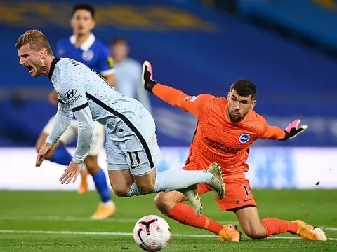 Havertz mờ nhạt, Chelsea thắng đậm Brighton nhờ hàng thủ