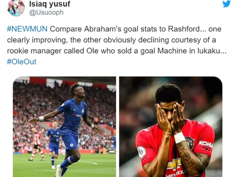 Tammy Abraham rực sáng, fan Man Utd ngán ngẩm với tình cảnh đội nhà
