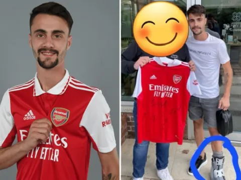 Ký với Arsenal chưa lâu, Fabio Vieira đã gặp vận đen